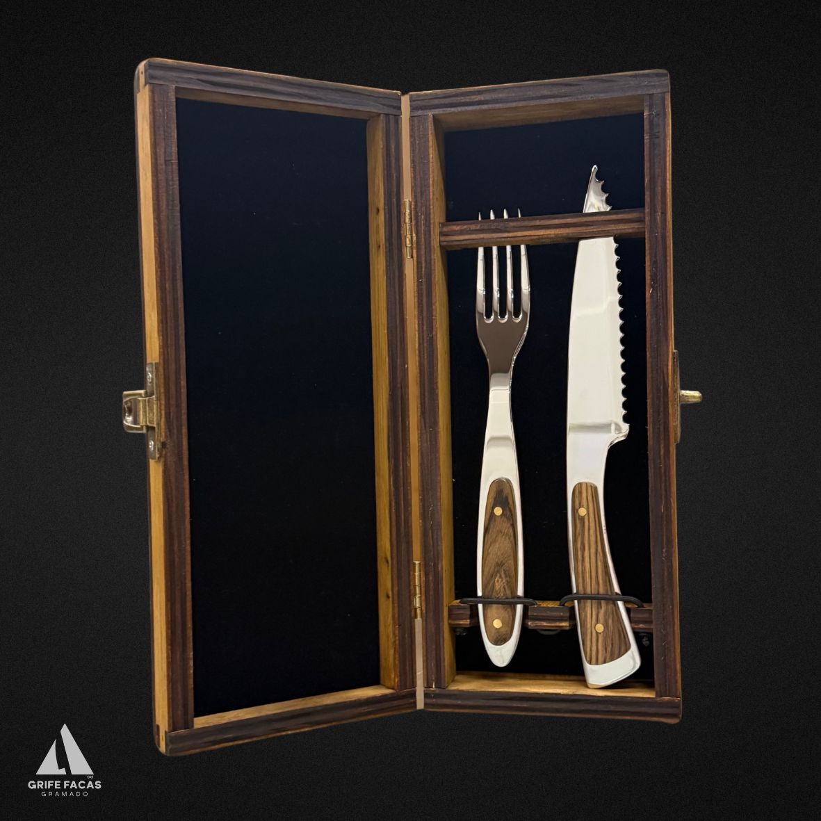 1 Par de Talher - Inox
