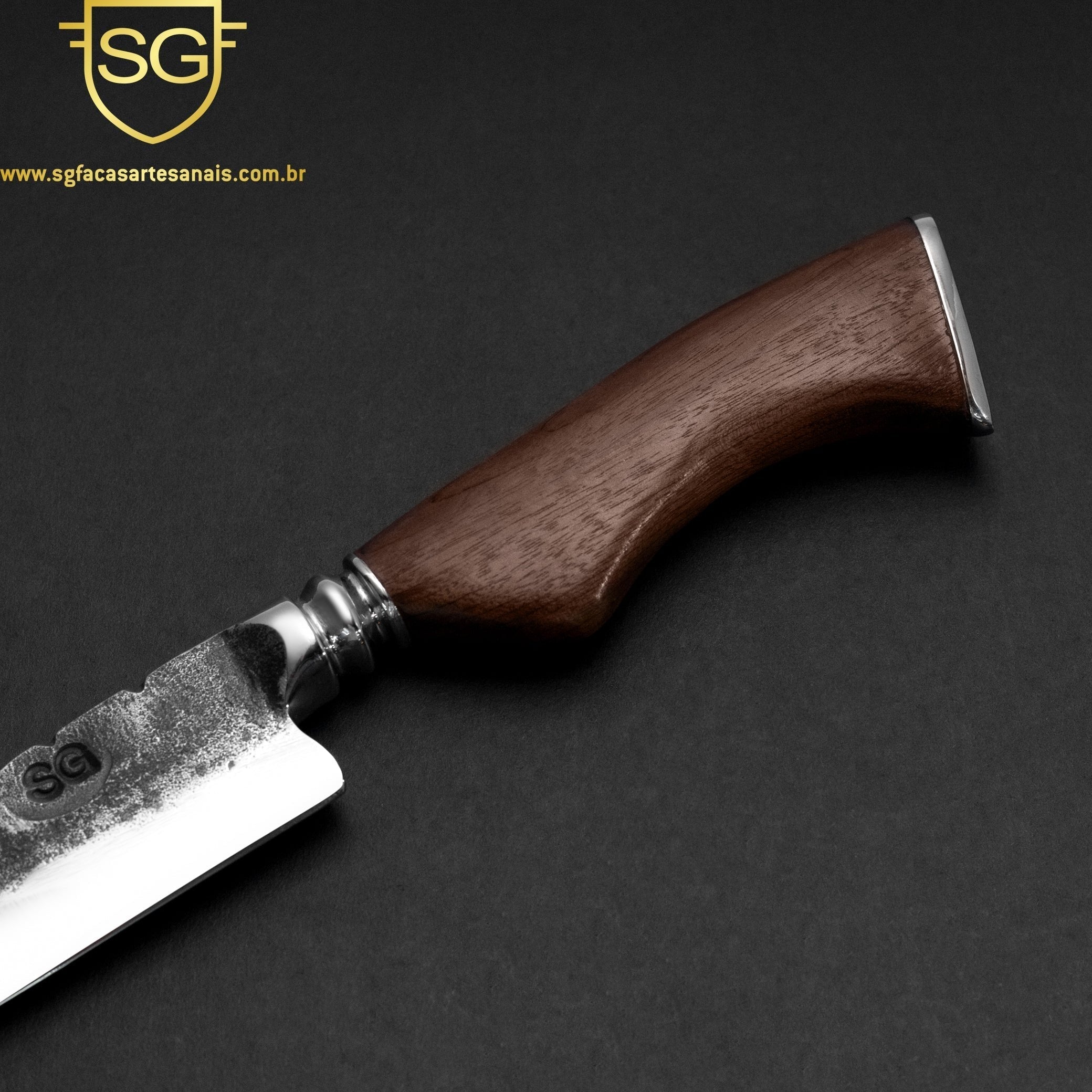 Faca Forjada Bruta Carbono 10 Polegadas