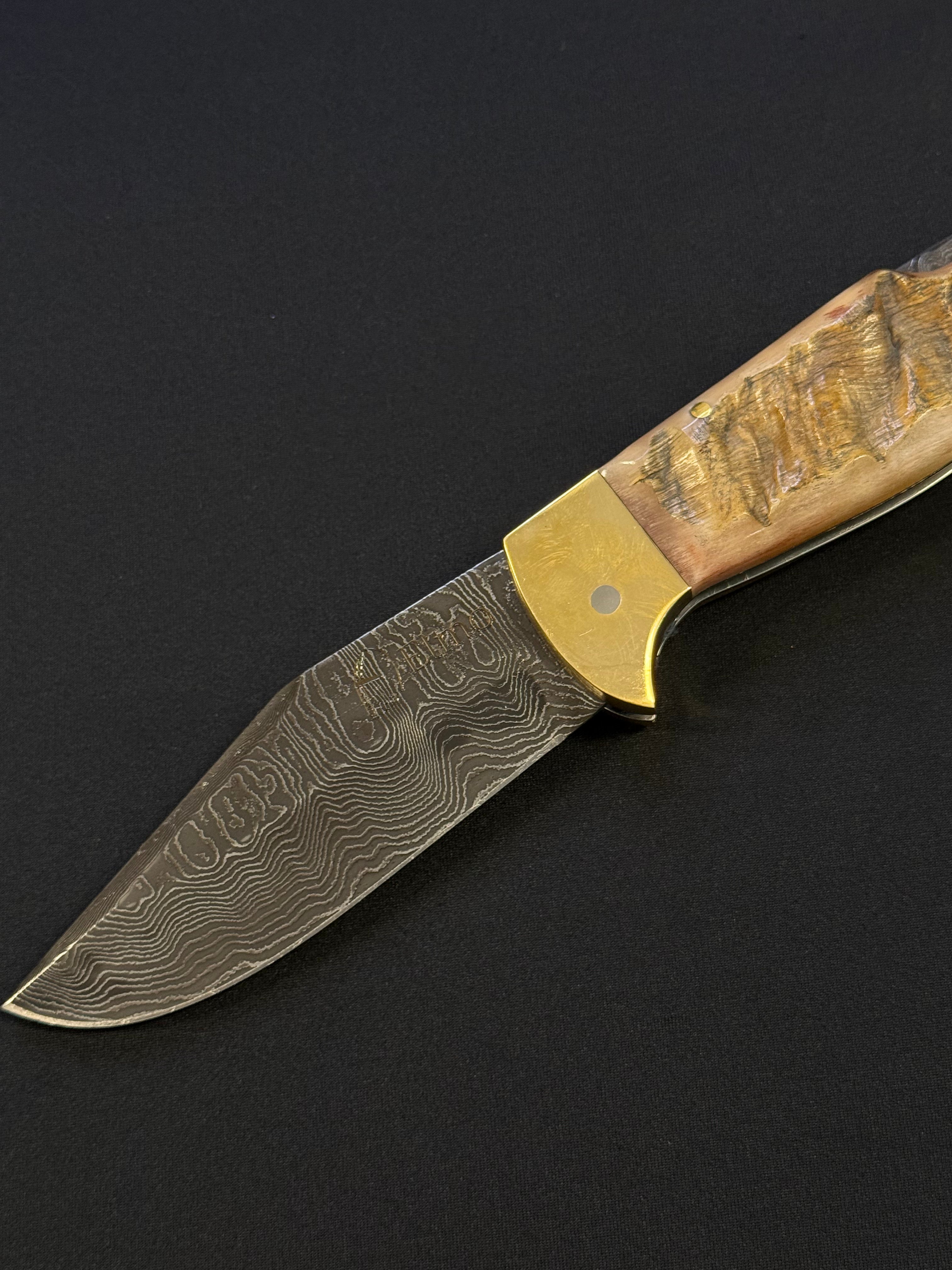 Canivetes em Aço Damasco - Elmo