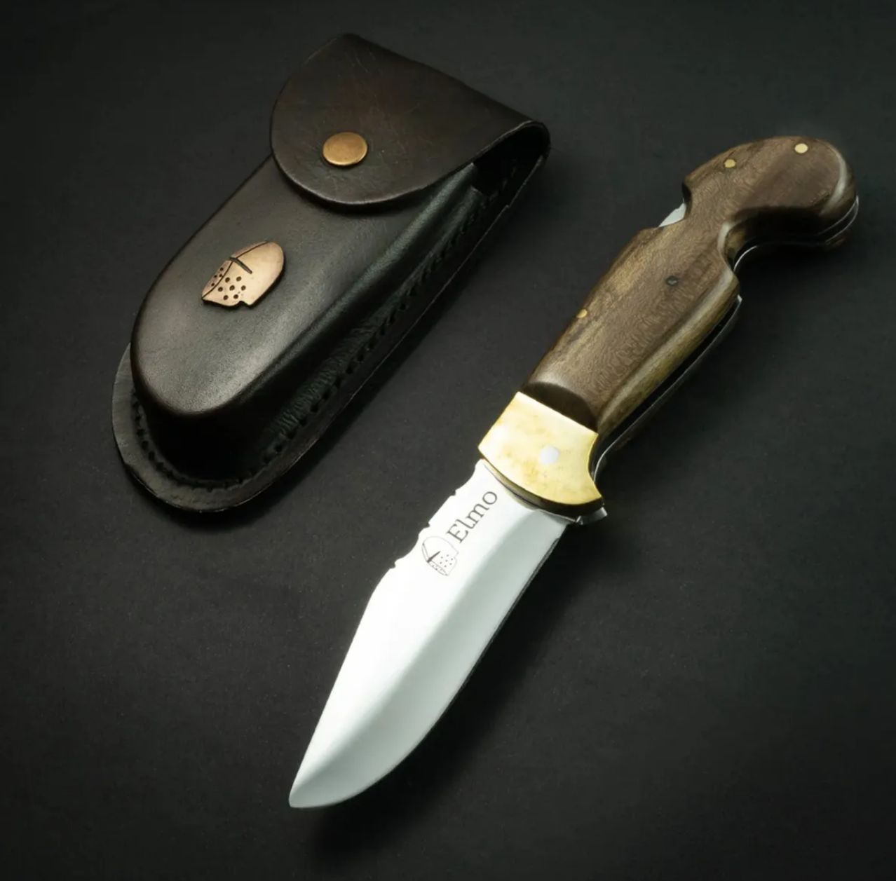 Canivete Madeira Mosqueado- Elmo