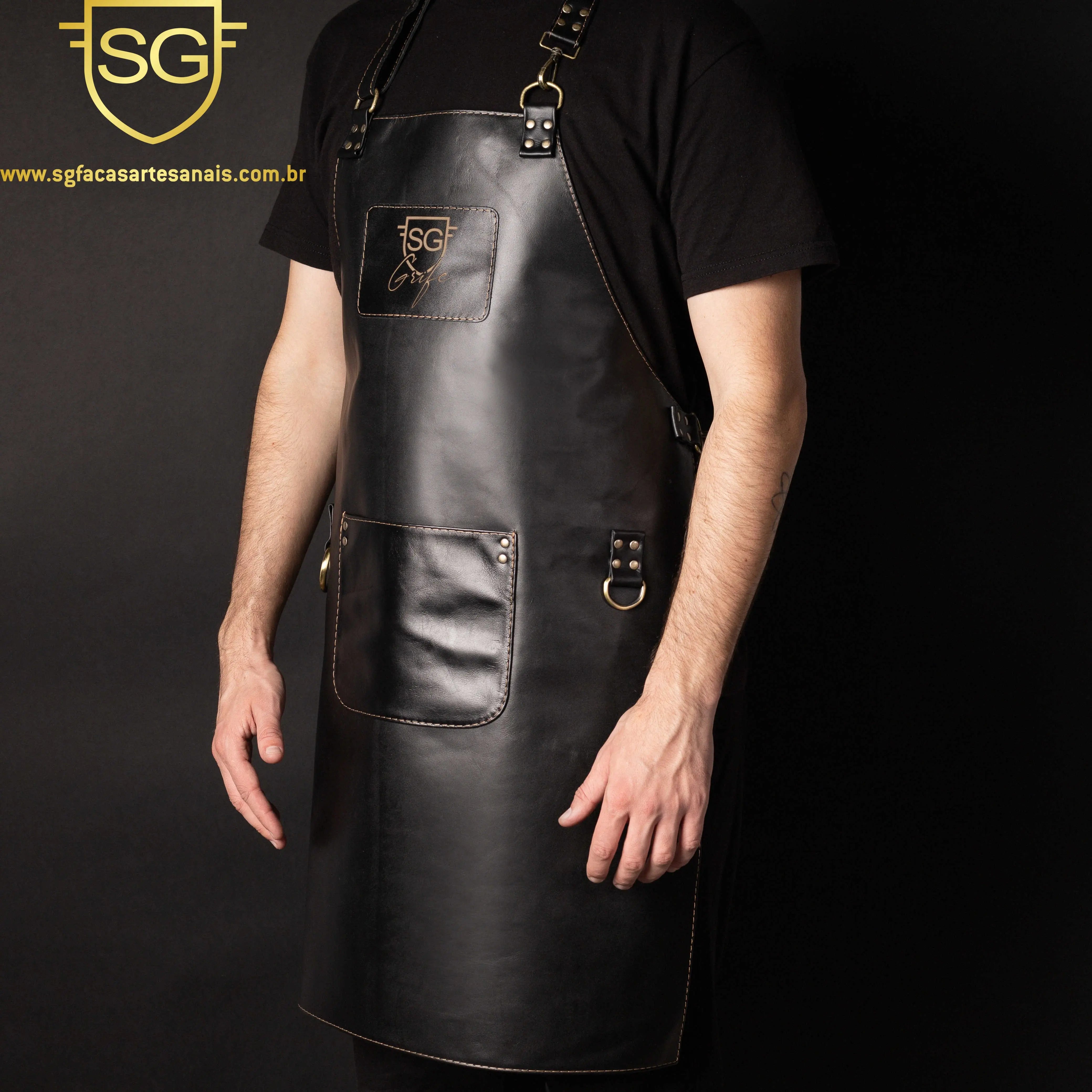Avental  de Couro - Brasileiro SG