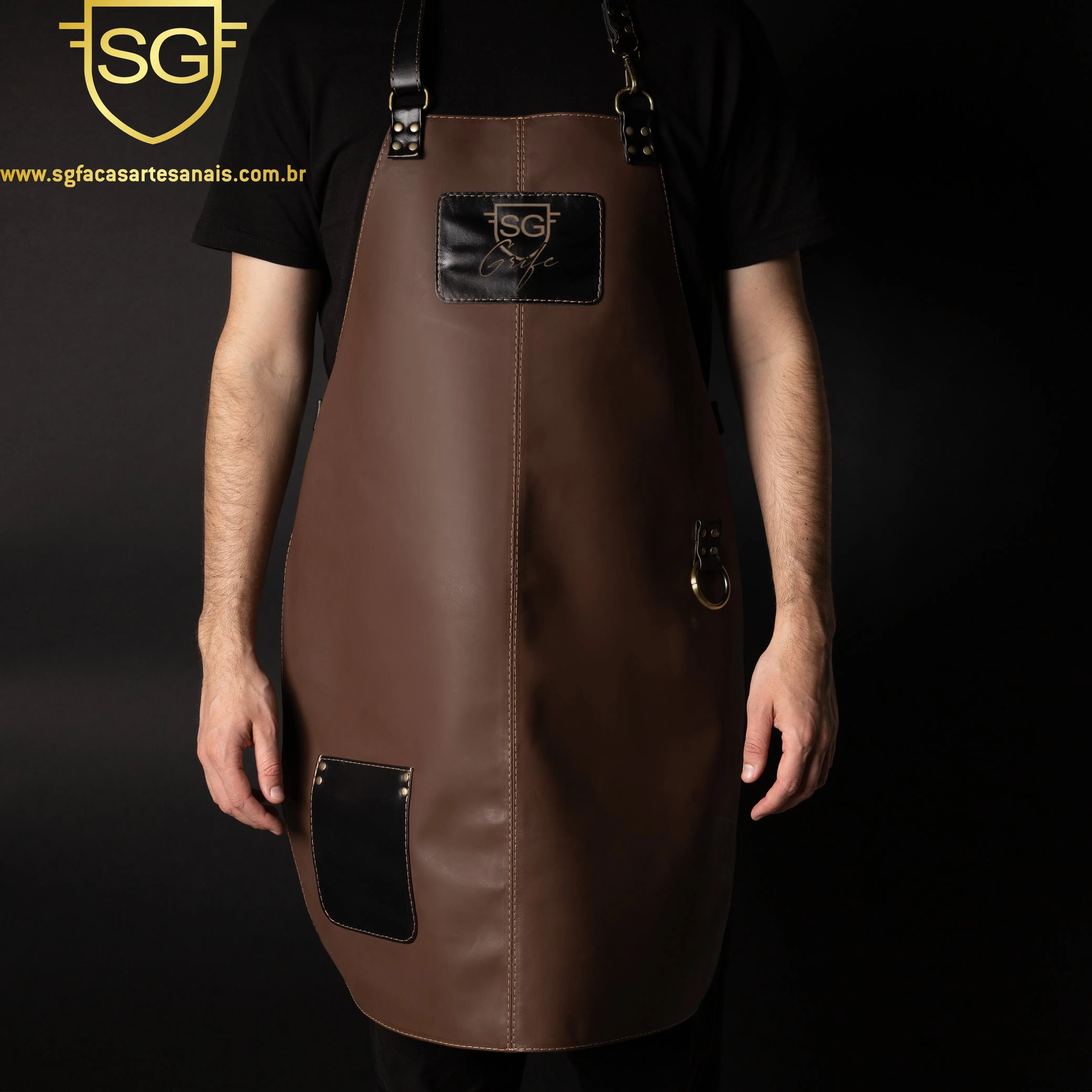 Avental de Couro Americano SG