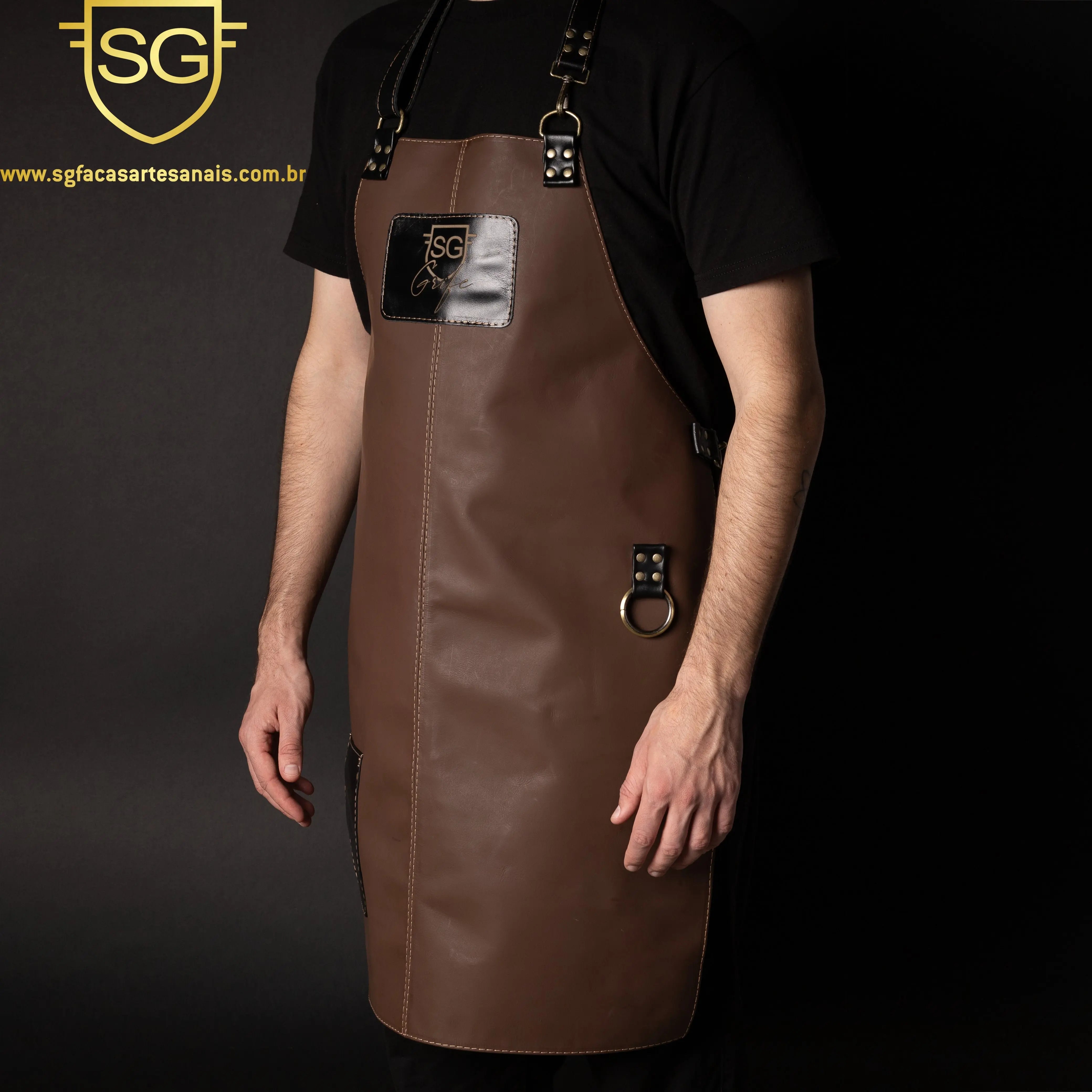 Avental de Couro Americano SG