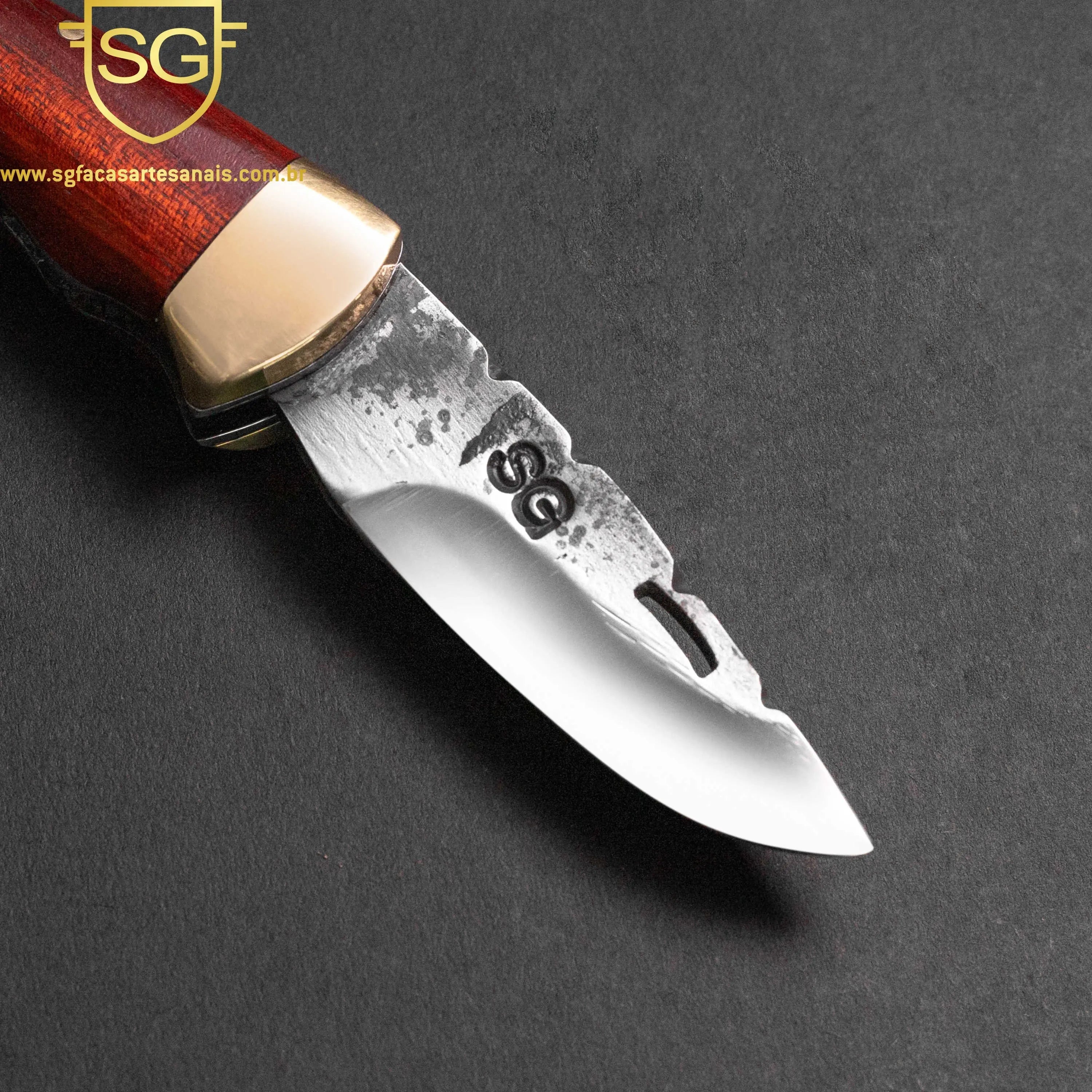 Canivete Forjado - Madeira nobre