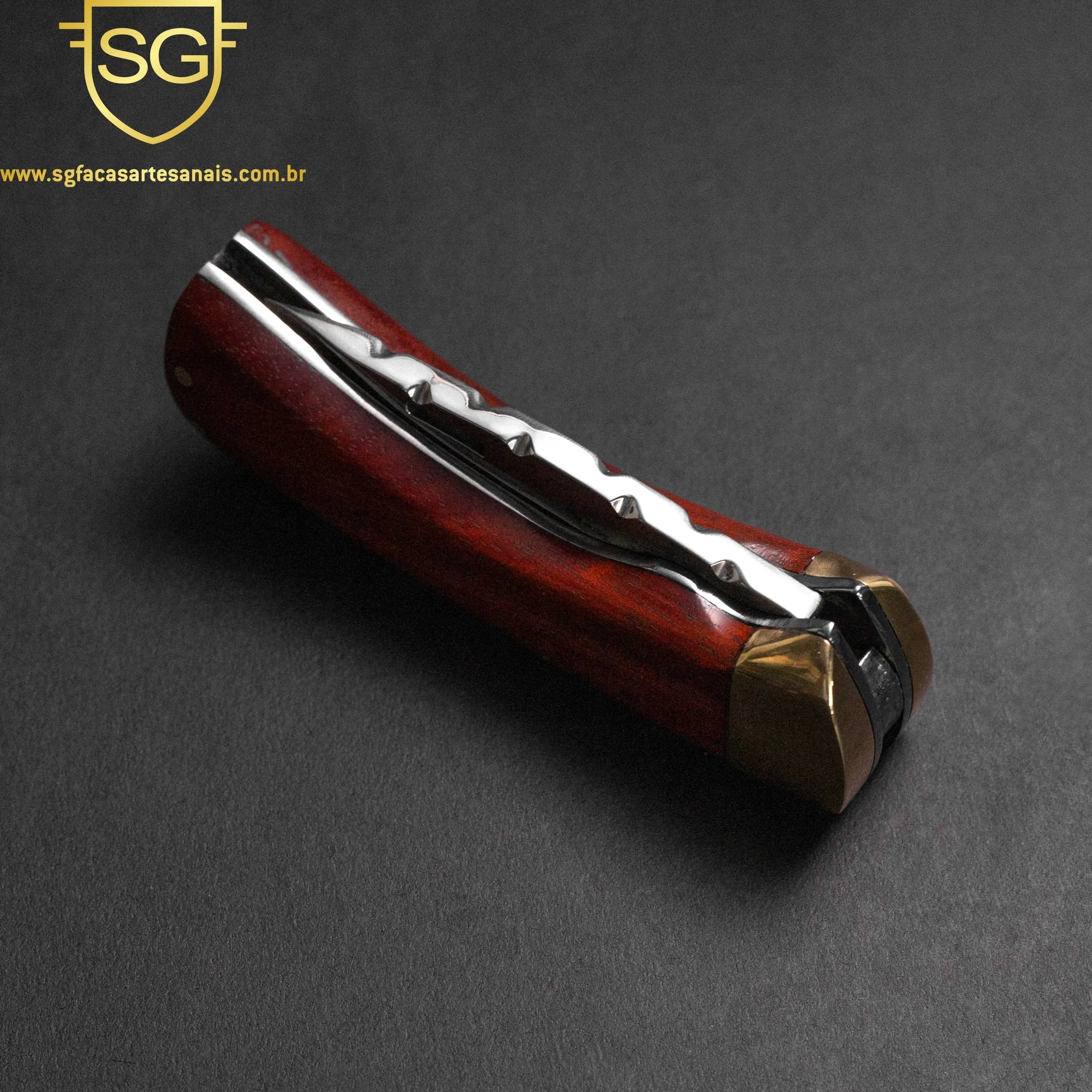 Canivete Forjado - Madeira nobre