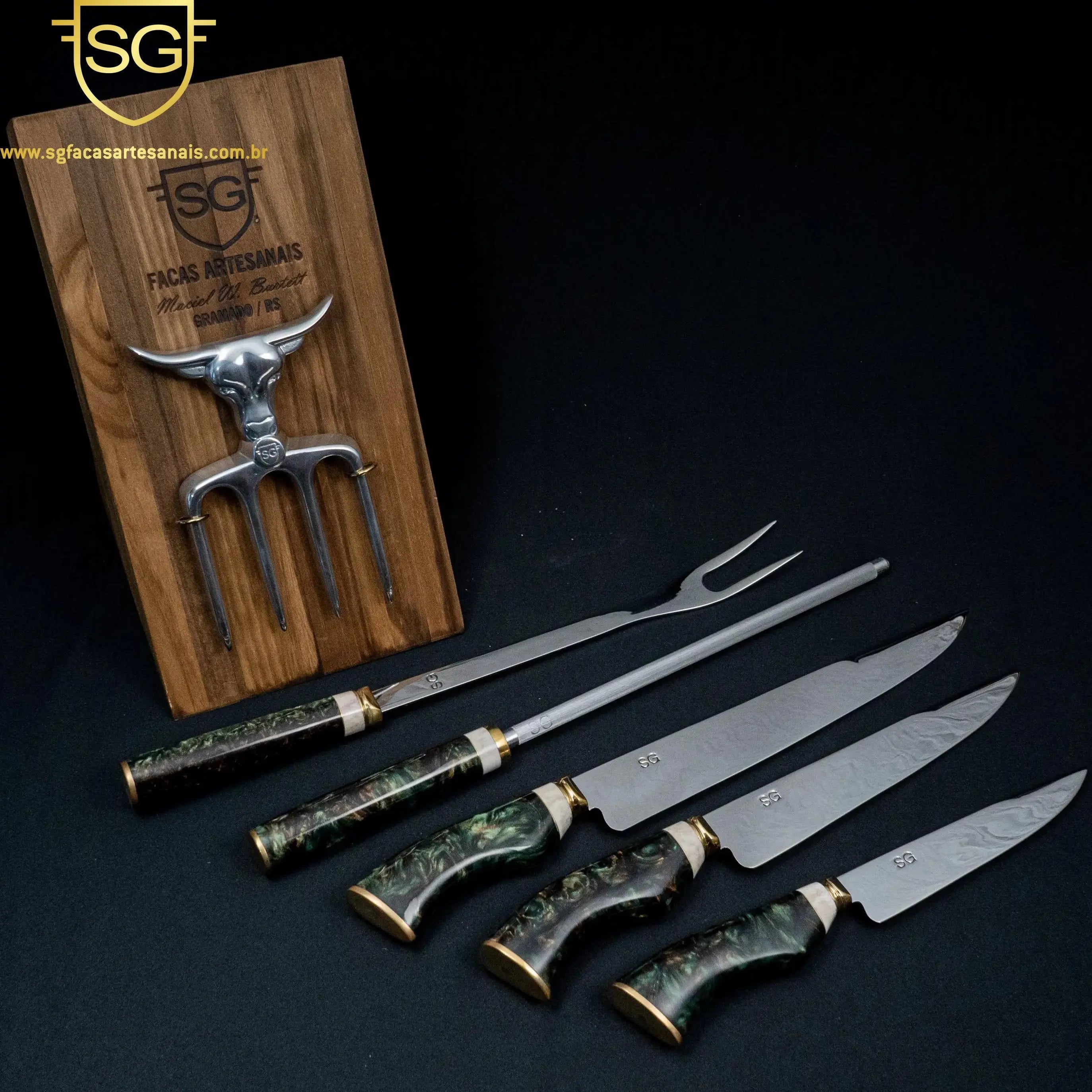 Cepo Churrasqueiro-Cabo Resina e Cervo