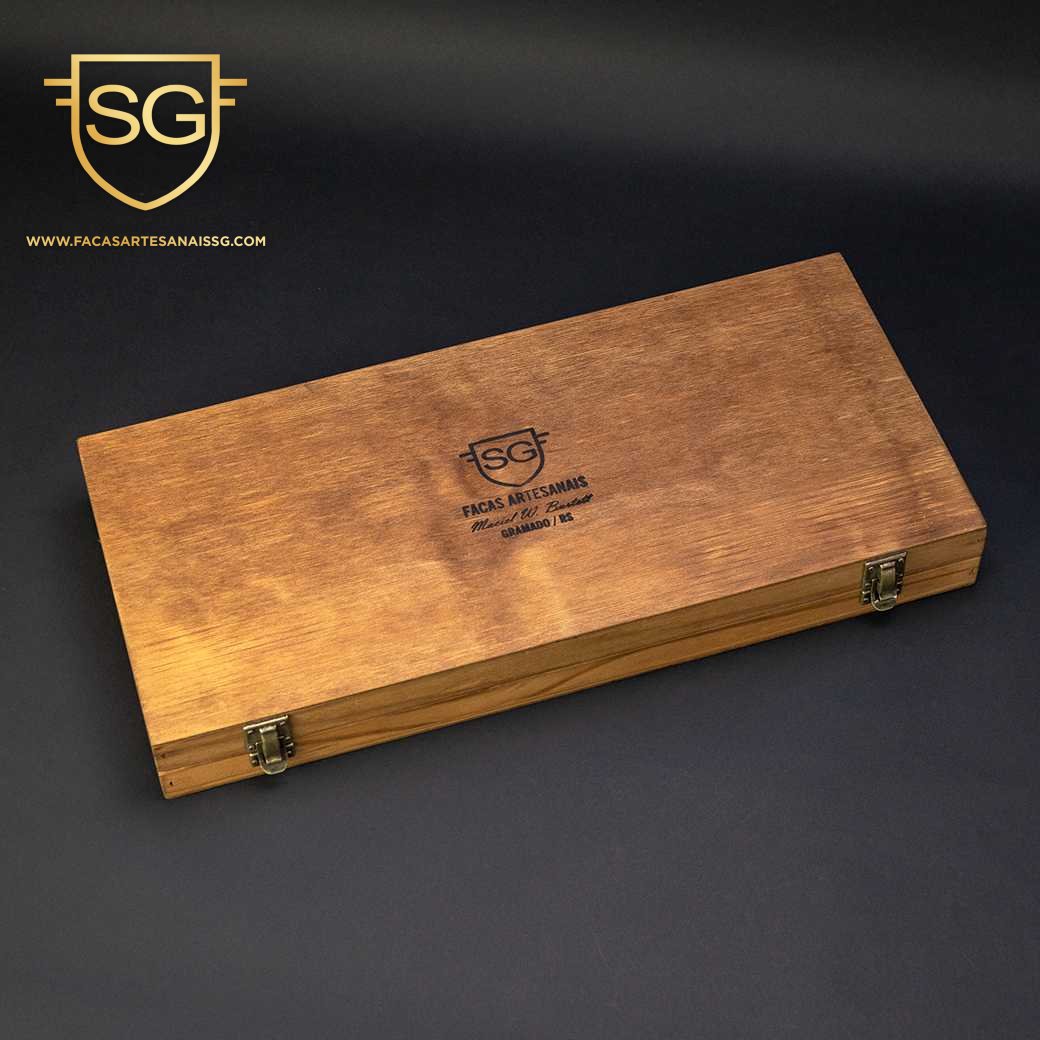 Conjunto de Talher Inox 24 Peças - Cabo Resina