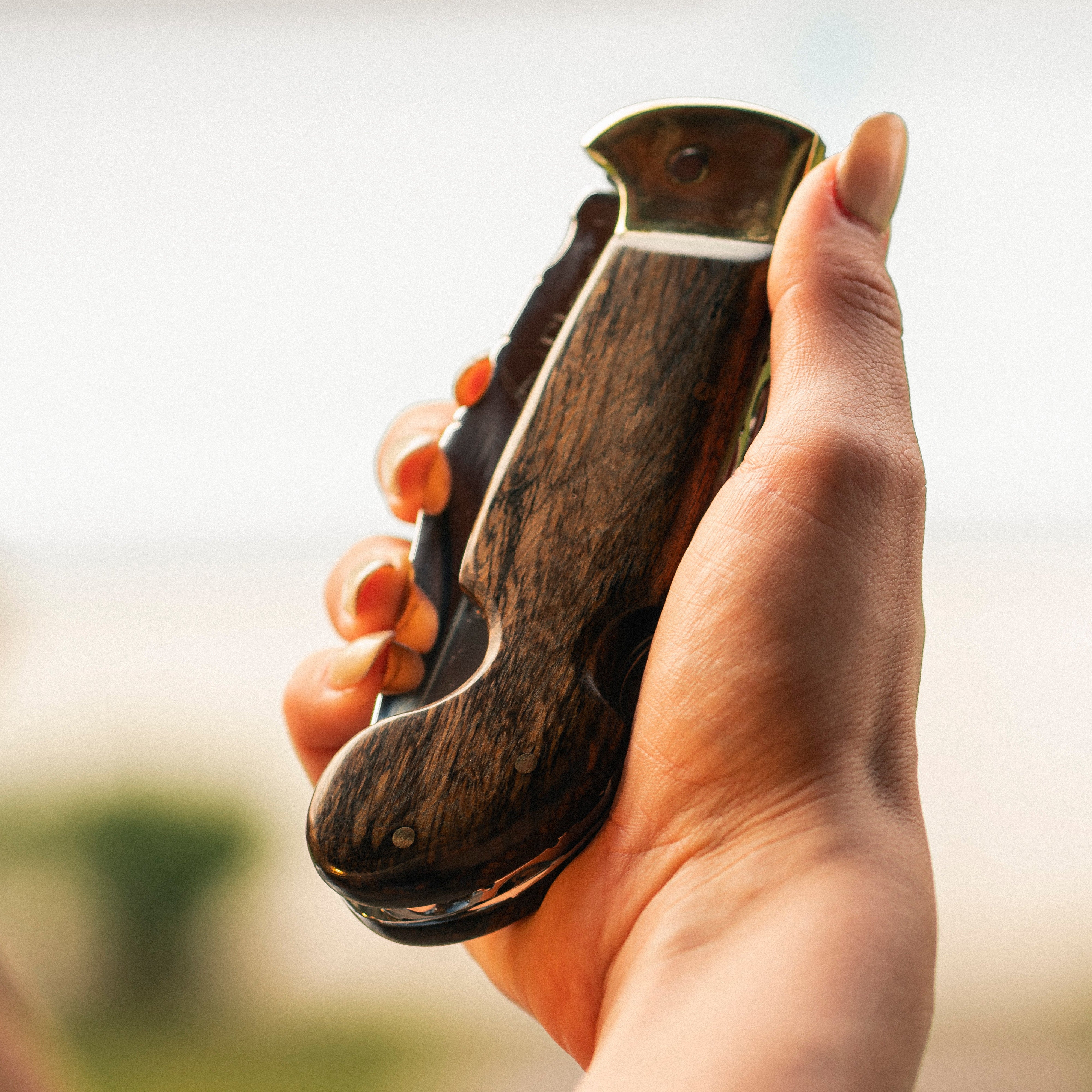 Canivete Madeira Mosqueado- Elmo