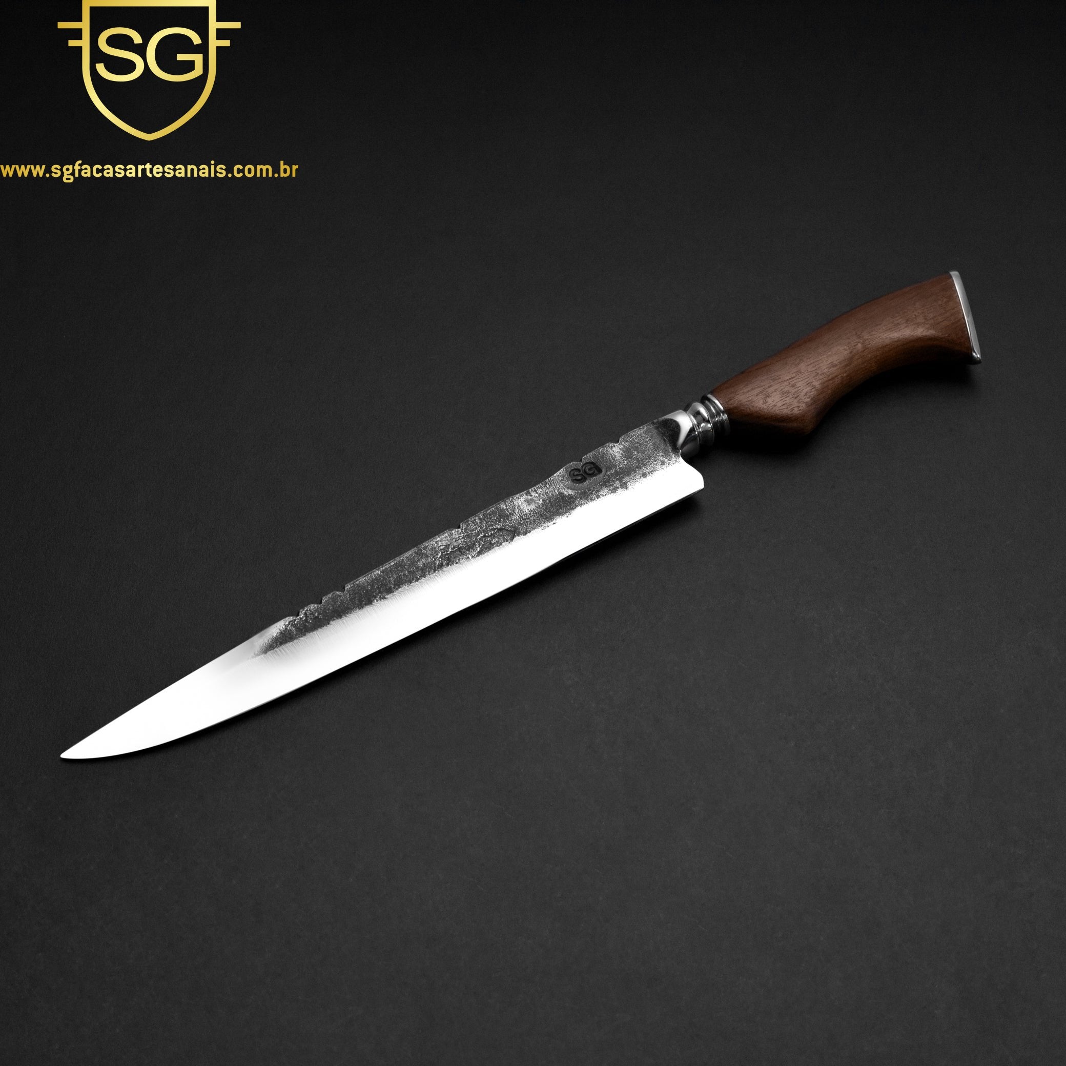 Faca Forjada Bruta Carbono 10 Polegadas