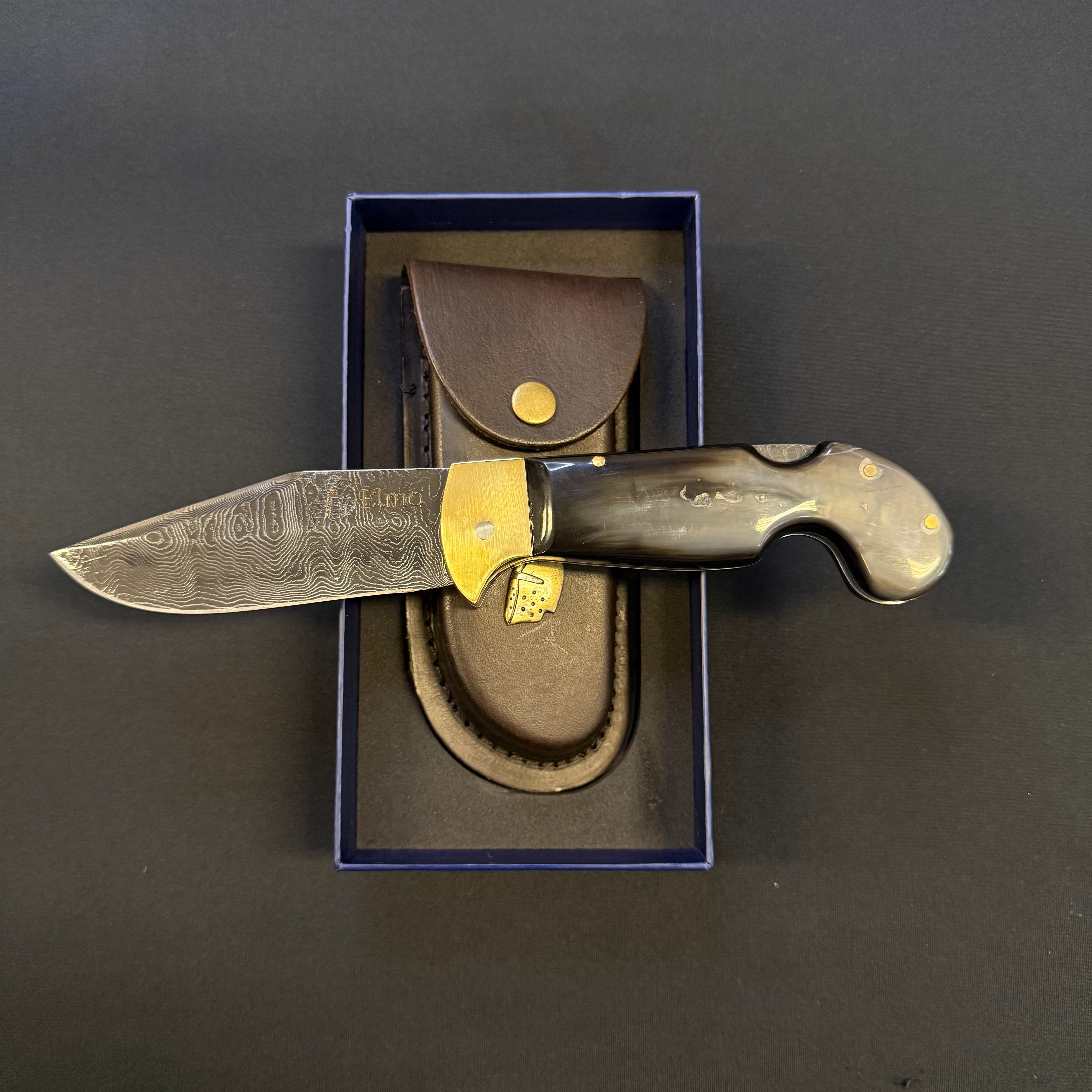 Canivetes em Aço Damasco - Elmo