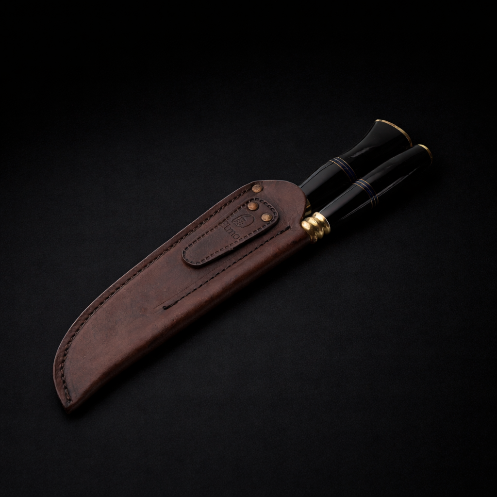 Conjunto Faca e Chaira- Elmo Cutelaria